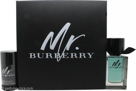 Burberry Mr. Burberry Gift Set 3.4oz (100ml) EDT + 75g Deodorant Stick