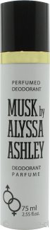 Alyssa Ashley Musk Deodorant Spray 2.5oz (75ml) Spray