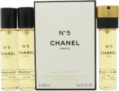 Chanel N°5 Gavesett 3 x 20ml EDT Refills