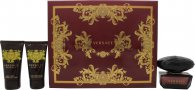 Versace Crystal Noir Gift Set 50ml EDT & 50ml Żel pod Prysznic & 50ml Balsam do Ciała