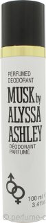 Alyssa Ashley Musk Deodorant Spray 3.4oz (100ml)