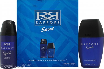 Dana Rapport Sport Gift Set 3.4oz (100ml) EDT + 5.1oz (150ml) Body Spray
