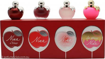 nina ricci miniature perfume set