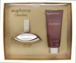 Calvin Klein Euphoria Gift Set 1.0oz (30ml) EDP + 3.4oz (100ml) Body Lotion