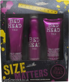 Tigi Bed Head For Women Size Matters Gift Set 250ml Shampoo + 200ml Conditioner + 311ml Thickening Spray