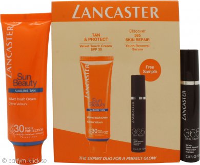 Lancaster Sun Beauty Expert Duo Presentset 30ml Velvet Touch Cream SPF30 + 10ml 365 Skin Repair Serum