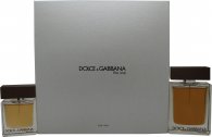 Dolce & Gabbana The One Gift Set 3.4oz (100ml) EDT + 1.0oz (30ml) EDT Spray