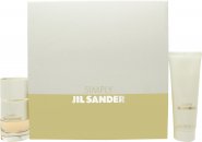 Jil Sander Simply Gift Set 1.4oz (40ml) EDT + 2.5oz (75ml) Body Milk