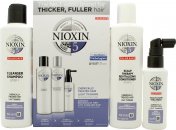 Wella Nioxin System 5 Gavesett 150ml Shampoo Cleanser + 150ml Scalp Revitaliser + 50ml Scalp Treatment
