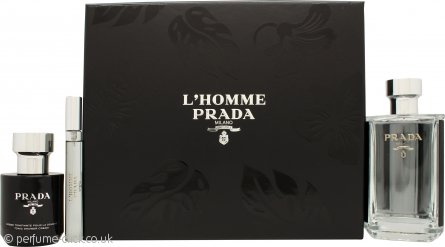 prada black aftershave gift set
