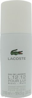 lacoste l.12.12 blanc dezodorant w sprayu 150 ml   