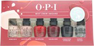 OPI Best Crew Aboard Nail Polish Gift Set 6 Colors
