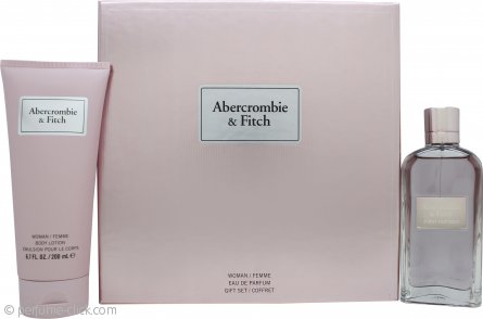 Abercrombie & Fitch First Instinct for Her Gift Set 3.4oz (100ml) EDP + 3.4oz (200ml) Body Lotion