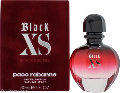 Paco Rabanne 1.0oz Eau Spray Parfum (30ml) Black XS de
