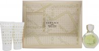 Versace Eros Pour Femme Gift Set 50ml EDT + 50ml Body Lotion + 50ml Shower Gel