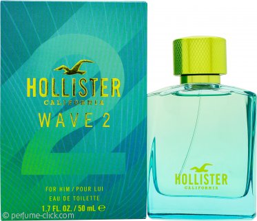 Hollister Wave 2 For Him Eau De Toilette 1.7oz (50ml) Spray