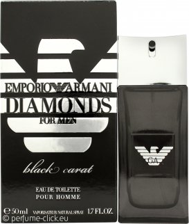 emporio armani black carat mens