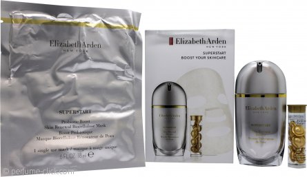 Elizabeth Arden Superstart Boost Your Skincare Gift Set 1.0oz (30ml) Skin Renewal Booster + 7 Ceramide Capsule Serum + 1 Sheet Mask