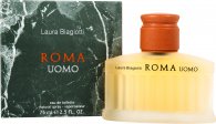 Laura Biagiotti Roma Uomo Eau de Toilette 2.5oz (75ml) Spray
