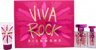 John Richmond Viva Rock Gift Set 1.7oz (50ml) EDT 0.5oz (15ml) EDT + 1.7oz (50ml) Body Lotion