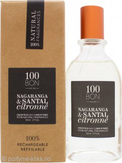 100BON Nagaranga & Santal Citronné Påfyllbar Eau de Parfum Concentrate 50ml Spray