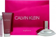 Calvin Klein Euphoria Geschenkset 50ml EDP + 100ml Sensual Skin Lotion + 10ml EDP