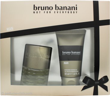Bruno Banani Not For Everybody Gift Set 1.0oz (30ml) EDT + 1.7oz (50ml) Shower Gel