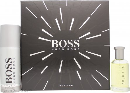 Hugo Boss Boss Bottled Gift Set 1.7oz (50ml) EDT + 5.1oz (150ml) Deodorant Spray