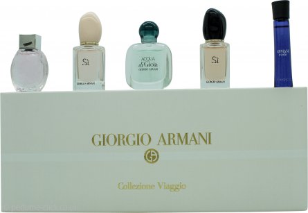 giorgio armani miniatures gift set