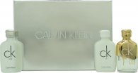 Calvin Klein CK Gavesett 10ml CK One EDT+ 10ml CK One Gold + 10ml CK All EDT