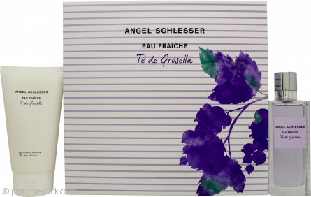 Angel Schlesser Eau Fraiche Té de Grosella Gift Set 3.4oz (100ml) EDT + 5.1oz (150ml) Shower Gel