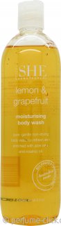 Om She Aromatherapy Lemon & Grapefruit Moisturising Body Wash 500ml