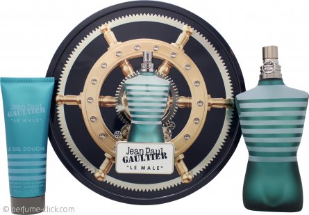 Jean Paul Gaultier Le Male Gift Set 4.2oz (125ml) EDT + 2.5oz (75ml) Shower Gel