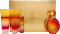 Missoni Gift Set 3.4oz (100ml) EDT + 3.4oz (100ml) Body Lotion + 3.4oz (100ml) Shower Gel + 0.3oz (10ml) EDT