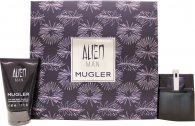 Thierry Mugler Alien Man Gift Set 1.7oz (50ml) EDT + 1.7oz (50ml) Shampoo