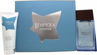 Lolita Lempicka Homme Gift Set 3.4oz (100ml) EDT + 2.5oz (75ml) Aftershave Balm