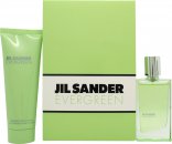 Jil Sander Evergreen Gift Set 1.0oz (30ml) EDT + 2.5oz (75ml) Body Lotion