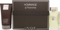 Lalique Hommage a L'Homme Gift Set 100ml EDT + 150ml Shower Gel