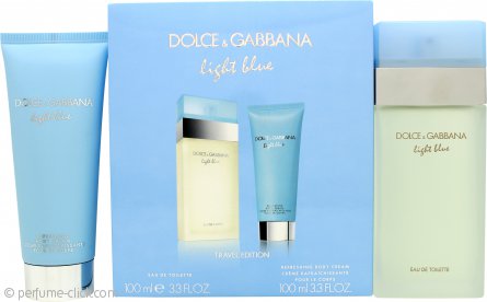 dolce and gabbana light blue 100ml gift set