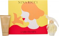Nina Ricci L'air Du Temps Gift Set 50ml EDT + 75ml Balsam do Ciała