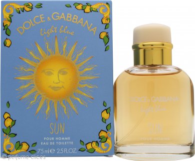 Abrumar invernadero Matemáticas Dolce & Gabbana Light Blue Sun Pour Homme Eau de Toilette 75ml Spray