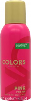 benetton colors de benetton pink spray do ciała 150 ml   