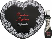 Christina Aguilera Unforgettable Gavesæt 30ml EDP + Tin Heart Box