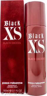 black xs deodorant spray