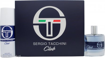 sergio tacchini club woda toaletowa 50 ml   zestaw