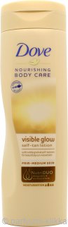 Dove Visible Glow Self-Tan Lotion 250ml - Fair To Medium