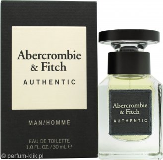 abercrombie & fitch authentic man woda toaletowa 30 ml   