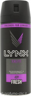 Axe (Lynx) Excite Deodorante Spray 150ml