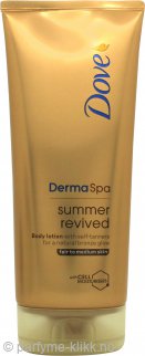 Derma Spa Summer Revived Gradual Self Tan 200ml - Fair To Medium