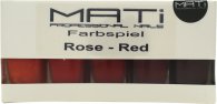 MATi Professional Nails Gift Set Red Rose 5 x 0.2oz (5ml) Nail Polish